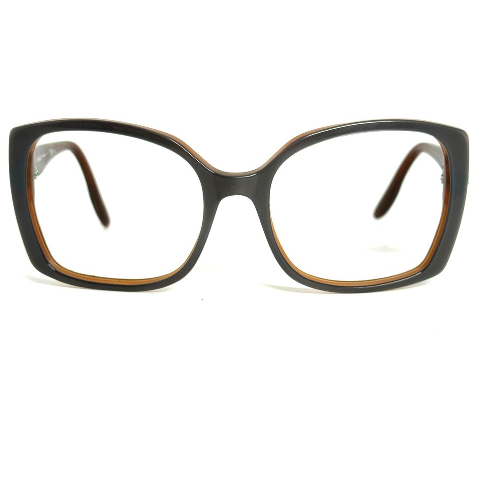 MAX&Co M&CO.114/S Brown Grey Square Eyeglasses Frames 57-19-135 O1KN3